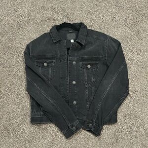 American Eagle Black Jean Jacket